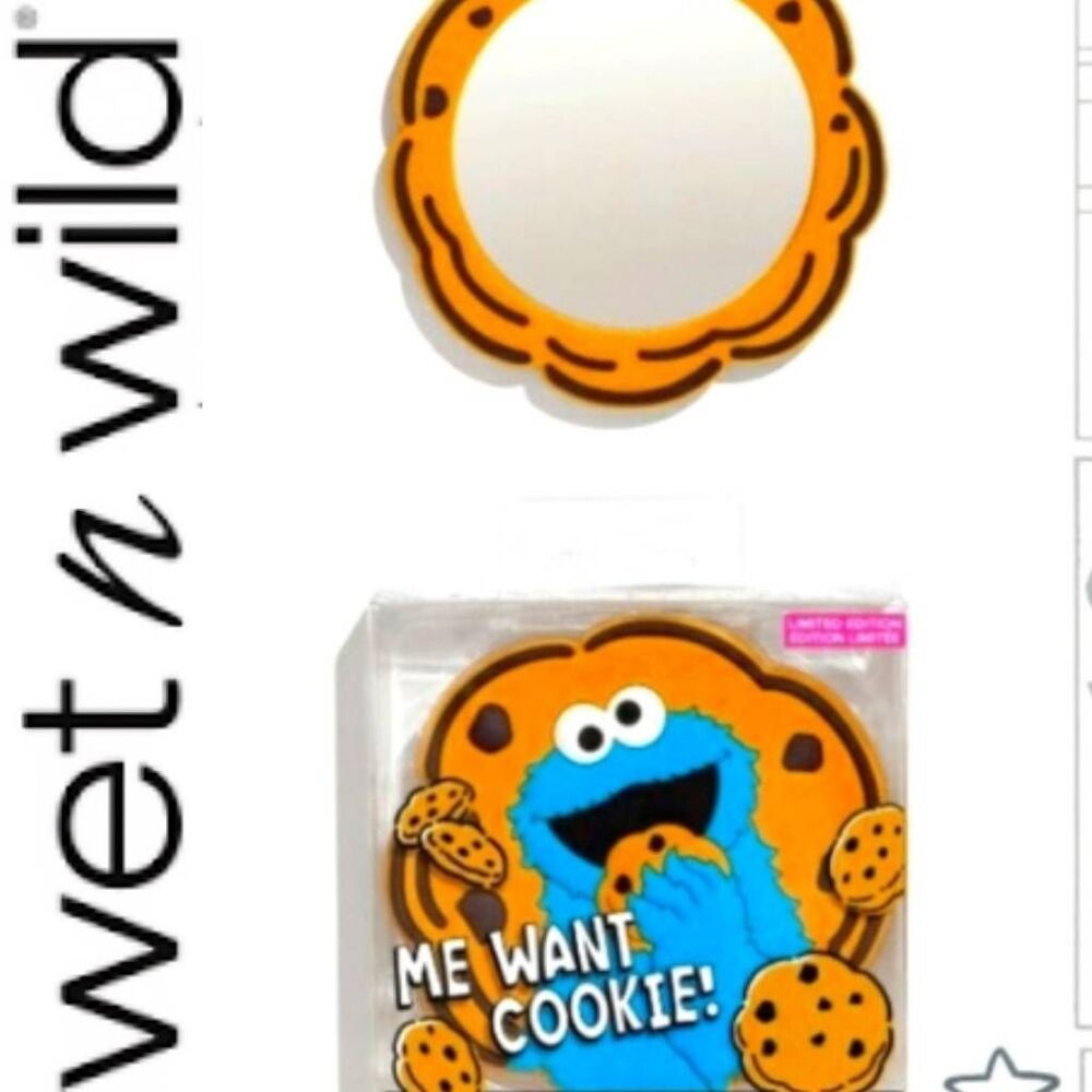 Wet-N-Wild X Sesame Street Me Want Cookies Compact Mirror